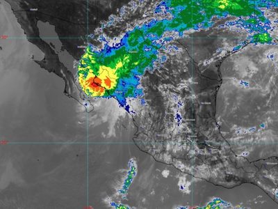 "Norma" es degradada a tormenta tropical
