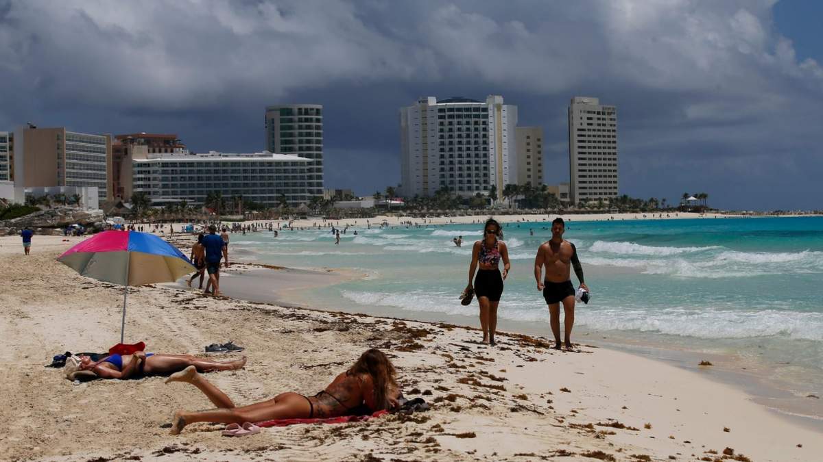 Turistas en Cancún, Quintana Roo