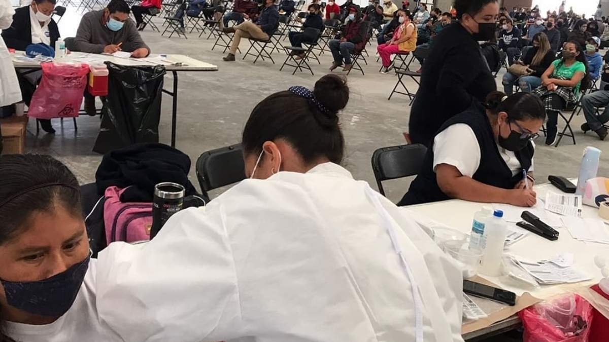 Aplicación de vacunas contra el covid-19 en Guanajuato