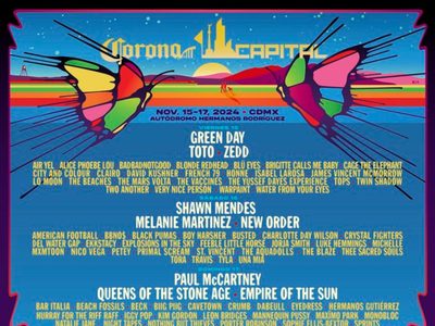 Corona Capital 2024: Green Day, Paul McCartney, The Mars Volta, Iggy Pop, Shawn Mendes y New Order
