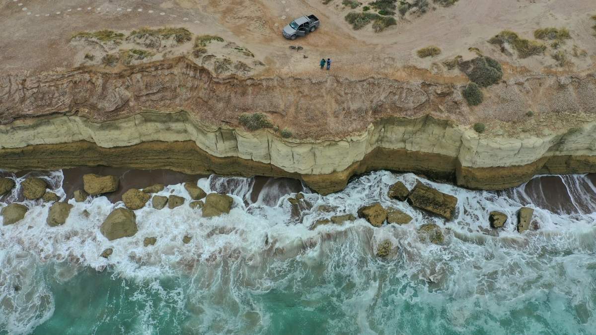 Avistaje en la costa rionegrina. Fuente Gobierno Río Negro