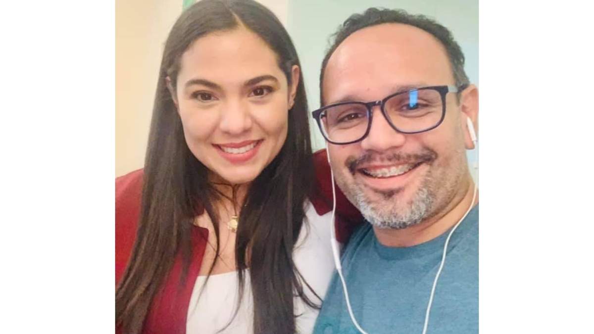 Indira Vizcaíno y Bryant Alejandro García
