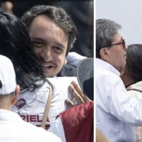 Adán Augusto, Monreal y “Andy” ya no estuvieron en primera fila en el mitin de Sheinbaum