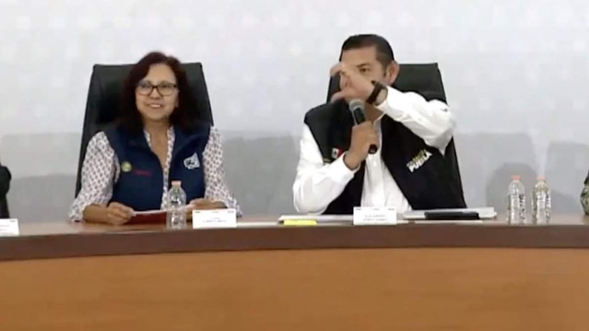 Alejandro Armenta en la conferencia mañanera