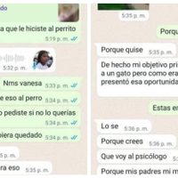 Adolescente presume en WhatsApp que adoptó un cachorro para torturarlo y matarlo