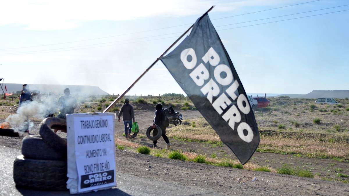 El corte de Ruta Nacional  22 se extendió hasta las 15 hs. Fuente: (César Soria)
