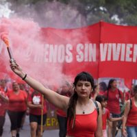 Mujeres de Neuquén volvieron a reclamar contra la violencia y pidieron por la aparición de Luciana Muñoz