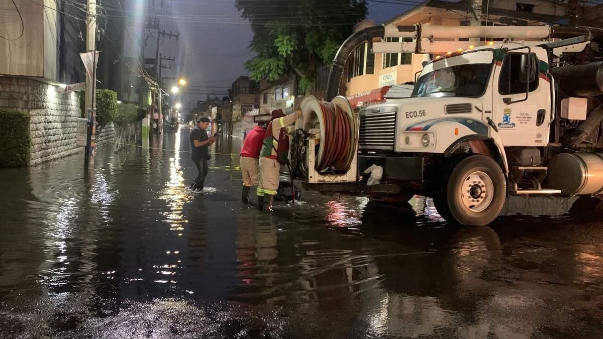 Inundaciones en Neza