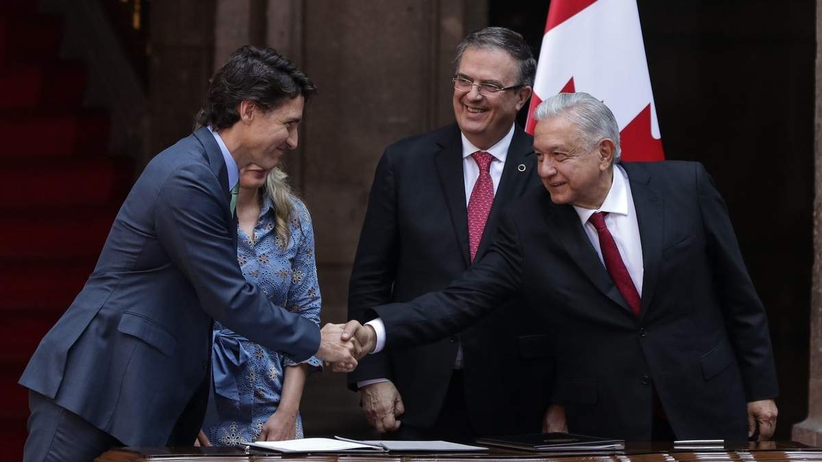 Justin Trudeau y López Obrador