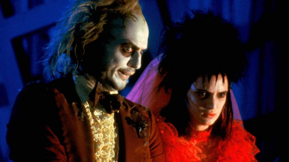 Michael Keaton y Winona Ryder