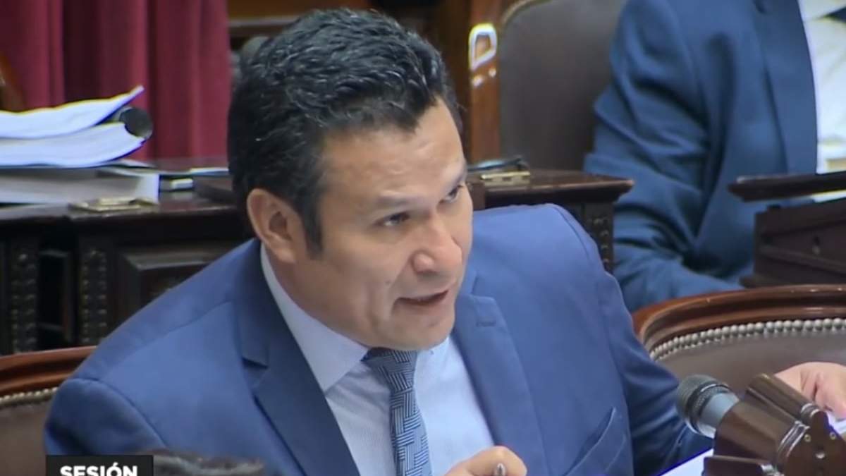 Osvaldo Llancafilo. Fuente: (Diputados Tv)
