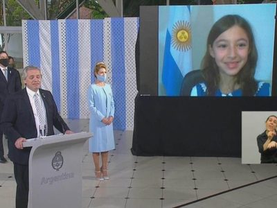 "Vos hoy cambiaste un poquito la Argentina": las conmovedoras palabras de Alberto Fernández