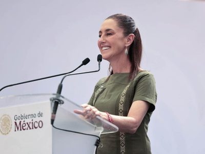 Así reaccionó Sheinbaum a la reaparición de AMLO (Video)