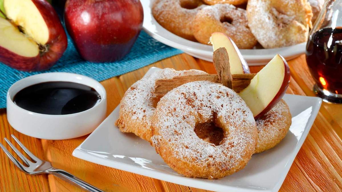 Donas de manzana. Fuente: (Instagram).