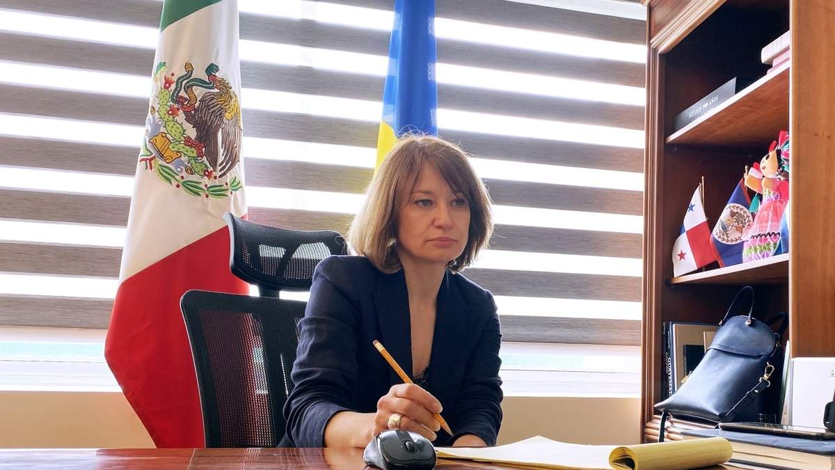 Oksana Dramaretsha, embajadora de Ucrania en México