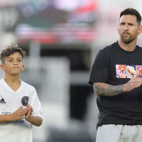 Entre lágrimas: el llanto del hijo de Lionel Messi fue captado por las cámaras