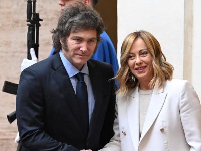 Javier Milei viaja a Italia para un nuevo encuentro con Giorgia Meloni