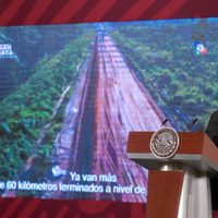 Para la seguridad del Tren Maya, Guardia Nacional y sobrevuelos: AMLO