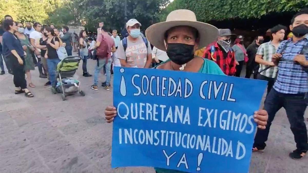 La marcha en Querétaro