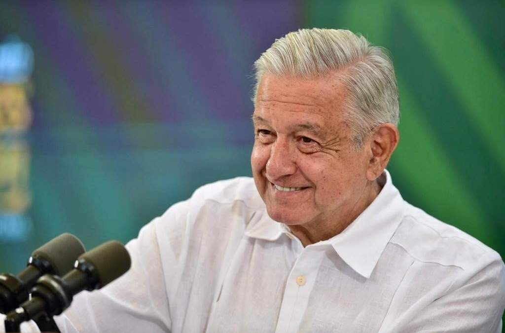El presidente López Obrador en Veracruz