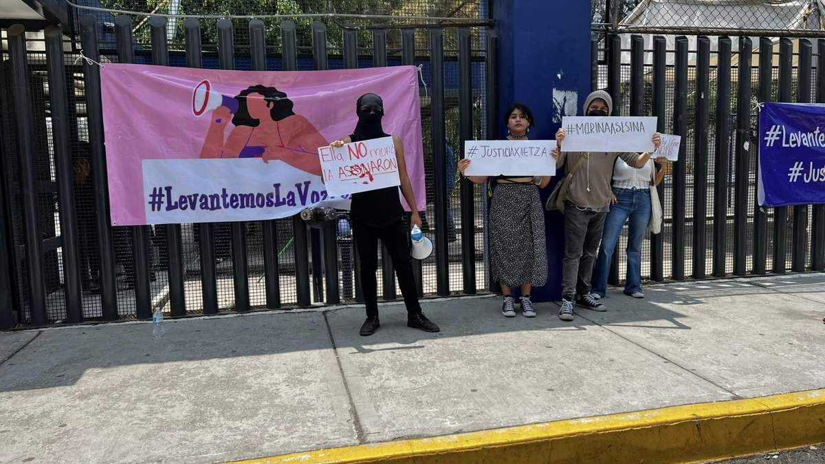 Manifestación en la Prepa 3