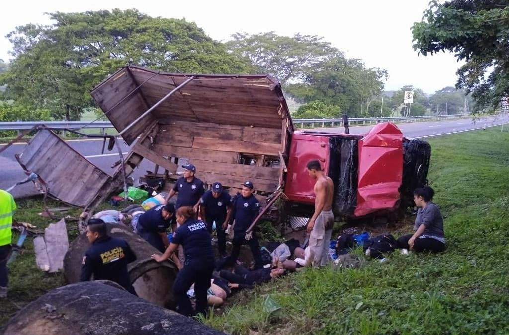 El accidente carretero