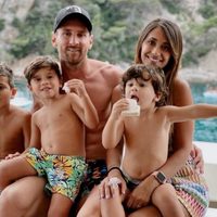 Tras asistir a un centro de vacunación, Messi y Antonella Roccuzzo tuvieron una envidiable actividad