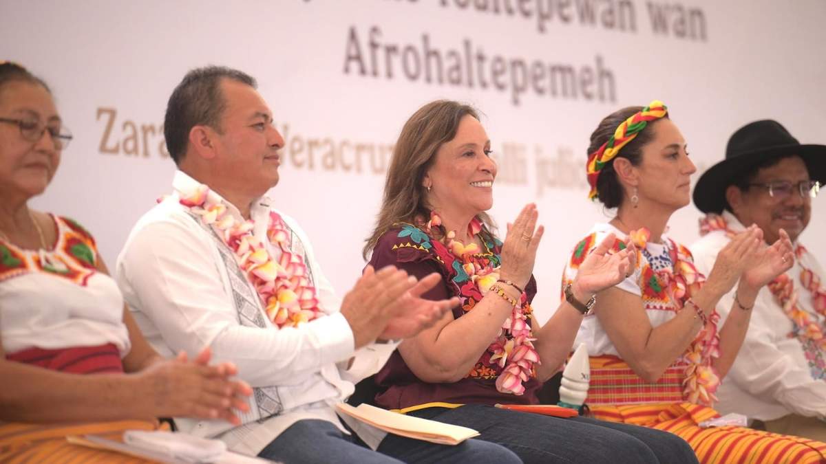 La presidenta Claudia Sheinbaum y la gobernadora Rocío Nahle
