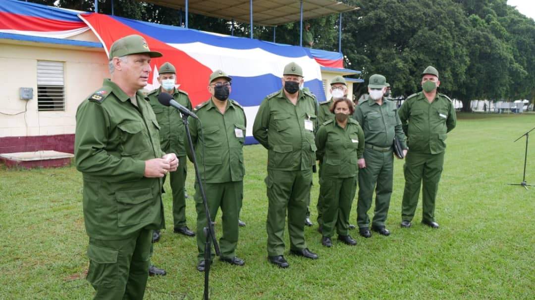 El presidente cubano Miguel Díaz-Canel