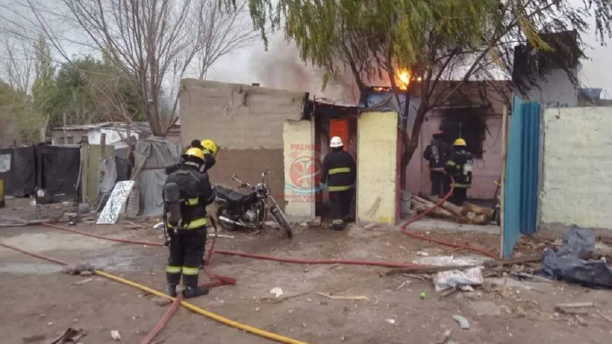 La casa estaba ubicada en el barrio Tiro Federal. Fuente (ANRoca)
