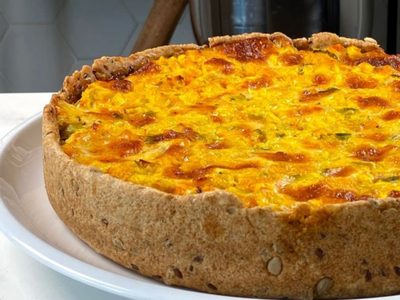 Tarta de choclo y calabaza con masa integral: llená de sabor tu cena con esta receta súper fácil para comer sin culpas