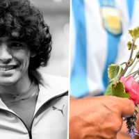 Desvanecido: la foto del hincha que no puede mantenerse de pie frente al cajón de Maradona