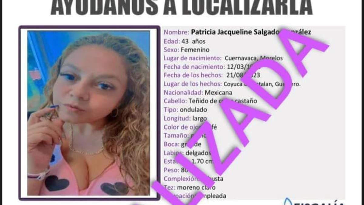 La fiscalia difundió la ficha de localización