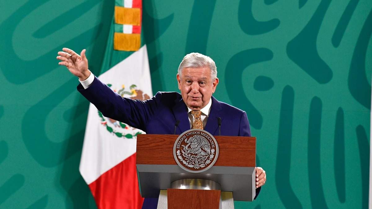 El presidente López Obrador