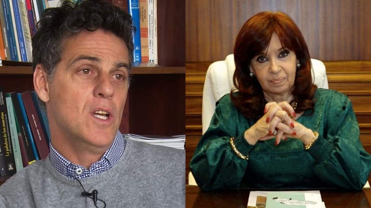 El fiscal Marcelo Colombo y Cristina Fernández de Kirchner. Fuente: (Minuto Neuquén)