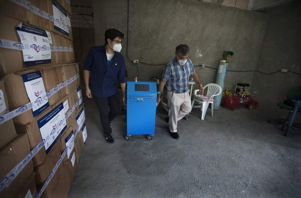 Centenares de ventiladores fueron donados por la iniciativa privada para ayudar a enfermos de Covid-19 en México