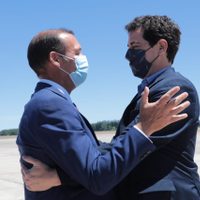 Omar Gutiérrez y Marcos Koopmann recibieron a Wado de Pedro en Neuquén
