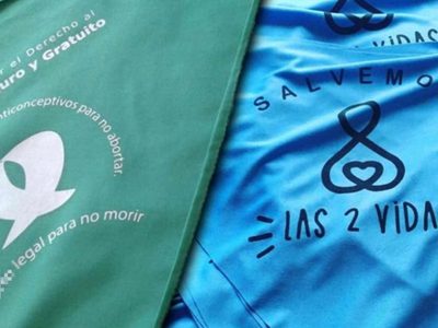 Los pañuelos verdes y celestes ya se movilizan por la interrupción voluntaria del embarazo