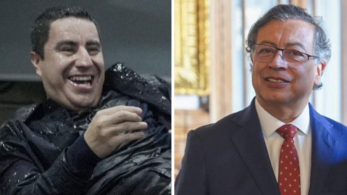 Efraín Juárez y Gustavo Petro