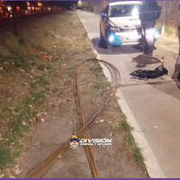 Los atraparon cuando escapaban luego de robar hierros para la construcción