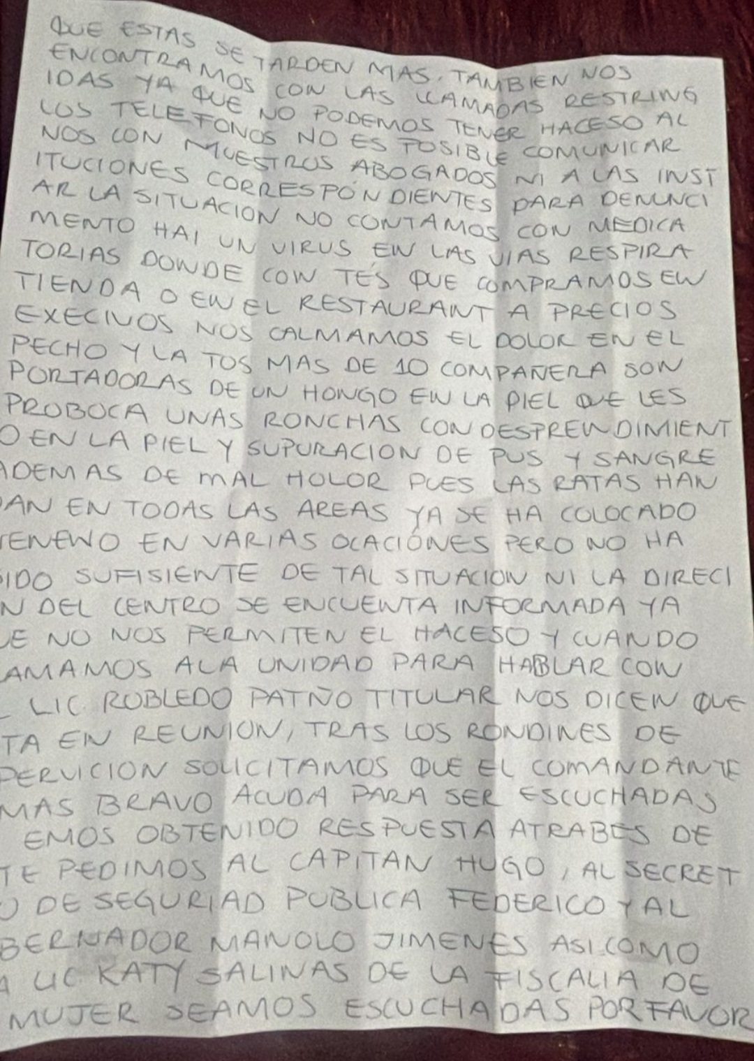 CARTA PRESAS CERESO SALTILLO 2