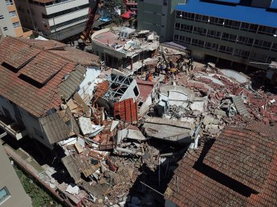 Encontraron el cuerpo de la última víctima en el derrumbe de Villa Gesell