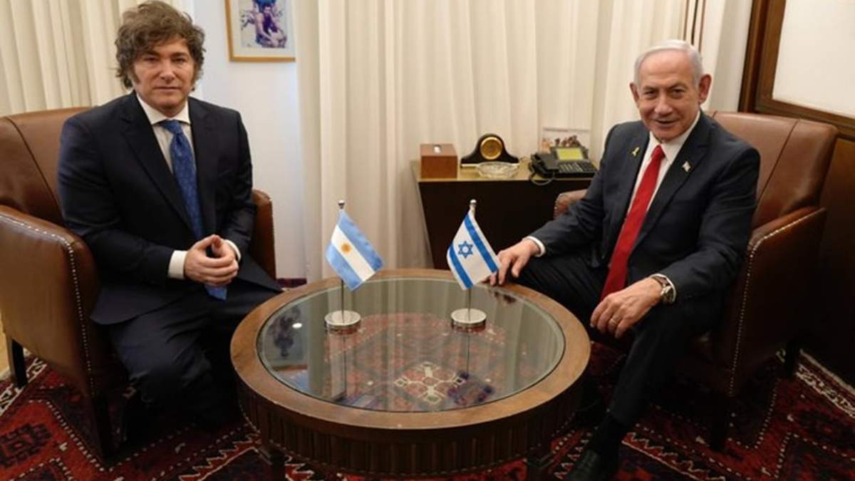 Milei confirmó que mudará la embajada argentina desde Tel Aviv hacia Jerusalén