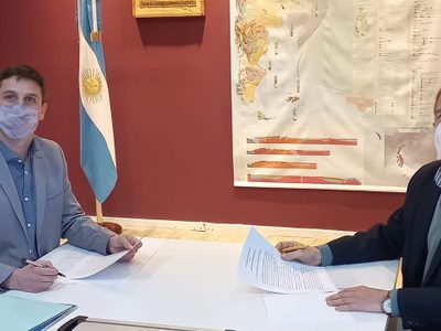 El SEGEMAR firmó un convenio con la Secretaría de Minería de Río Negro