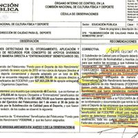 Desvío en la Conade: los documentos de la SFP