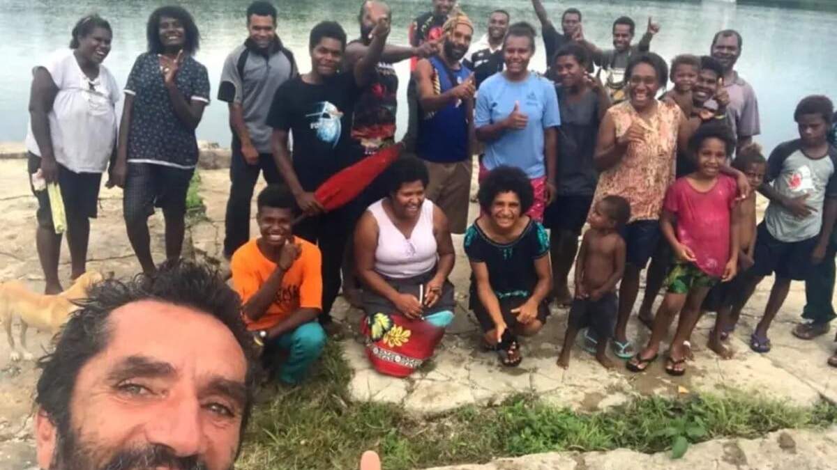 Pablo Saad en uno de sus viajes. Fuente: (Facebook)