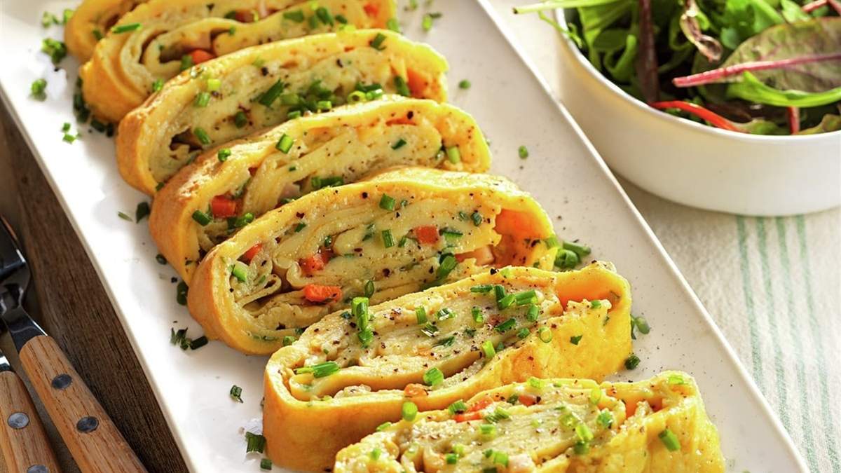 Rollitos de verdura. Fuente: (X)