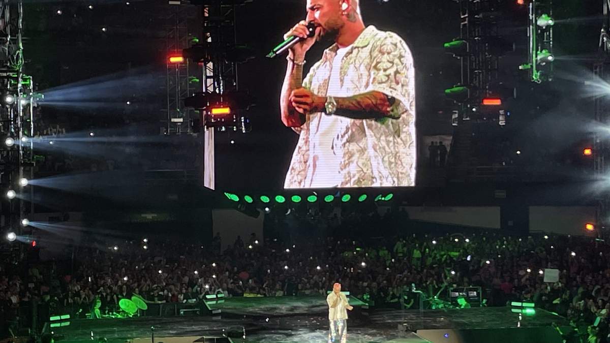 Maluma con su Papi Juancho Tour