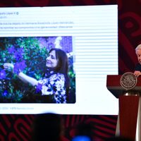AMLO expresa condolencias por muerte de Rosalinda López, esposa de Rutilio Escandón