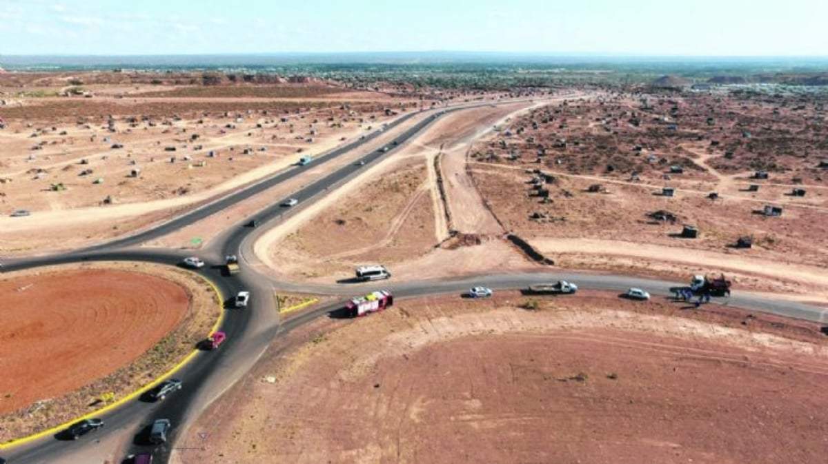 Autovía norte sin cortes. Fuente: (Facebook)